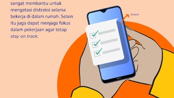 Daftar pekerjaan yang harus dirampungkan hari ini atau to-do-list akan membantu kita dalam menentukan prioritas.  Foto: Xiaomi