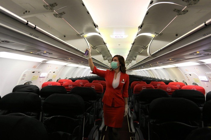 AirAsia Mandikan Pesawatnya untuk Perangi Corona