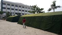Rumah sakit darurat ini akan digunakan untuk membantu menangani pasien covid-19. Dok. Kodim 0505
