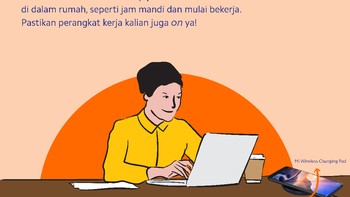 Bagaimana melawan hawa akhir pekan yang selalu terasa saat bekerja di rumah? Mandi seperti sewaktu masuk kantor. Dengan demikian, kita akan selalu merasa bahwa kita sedang bekerja, bukan berlibur di rumah. Foto: Xiaomi  