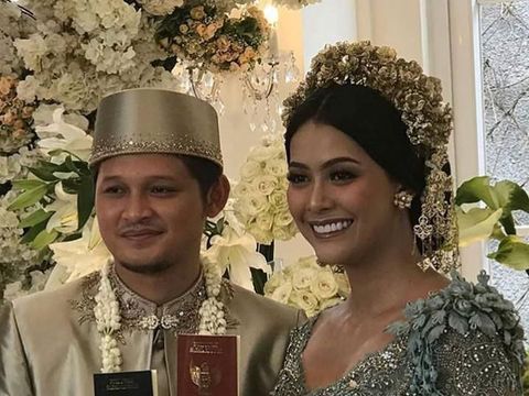 Bunga Jelitha dan Syamsir Alam, artis yang menikah saat ada Corona.