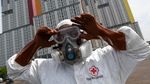 Jadi RS Darurat Corona, Wisma Atlet Disemprot Disinfektan