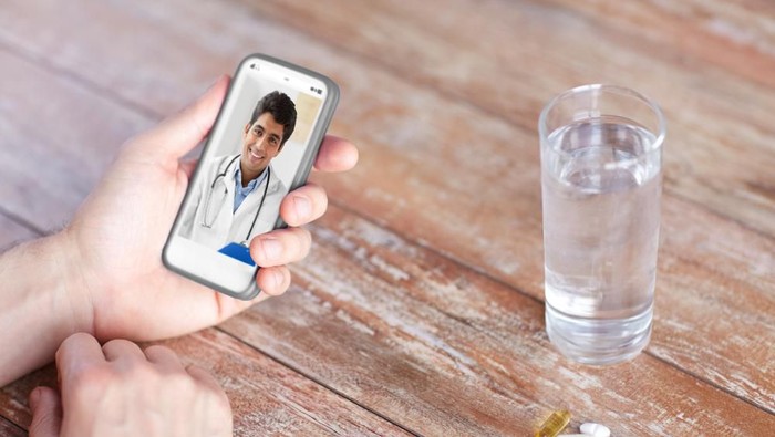 Ilustrasi Konsultasi Dokter Online Ilustrasi Konsultasi Dokter Online
