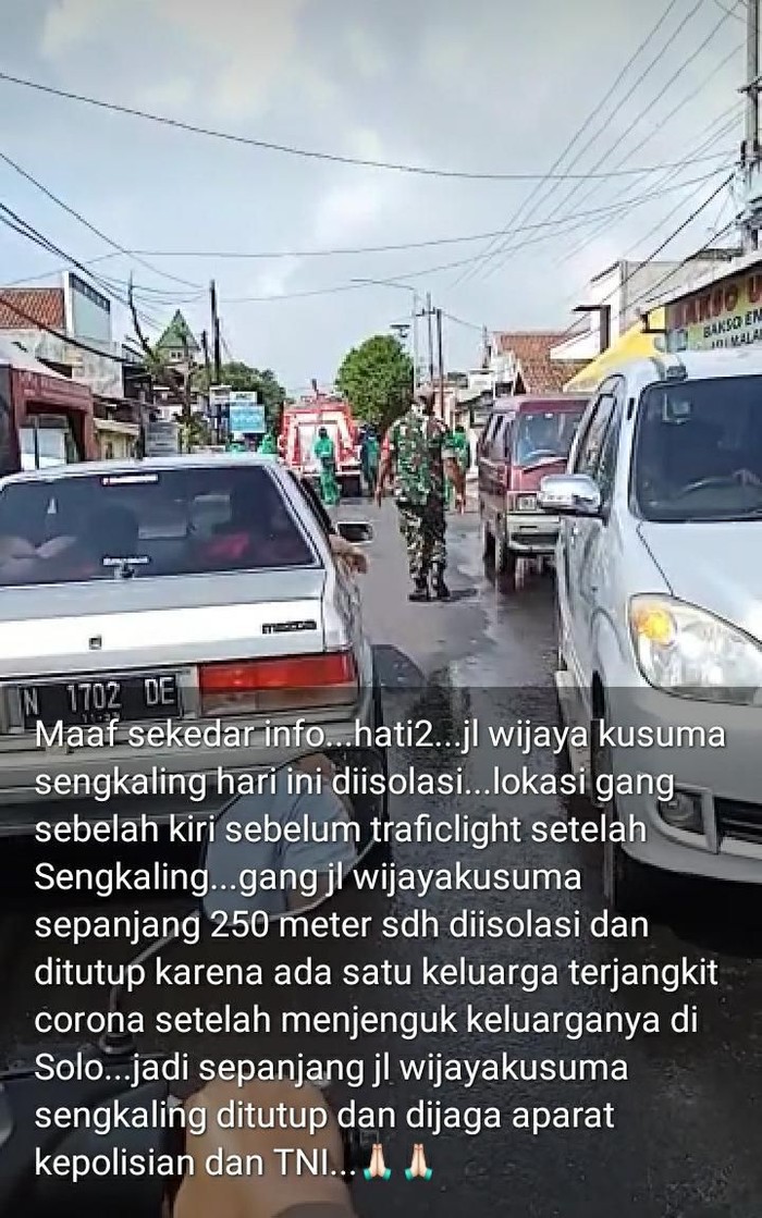 Gaduh Sengkaling Malang Dilokasir Karena Virus Corona