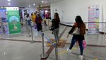 Bilik Disinfektan Mulai Dipakai di Bandara Juanda