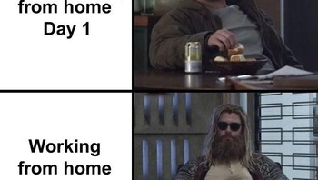 Kalau work from home-nya jarang olahraga dan banyak nyemil kaya gini jadinya. Kalian harus tetap olahraga ringan dan jaga gaya hidup sehat ya! Foto: via Bored Panda