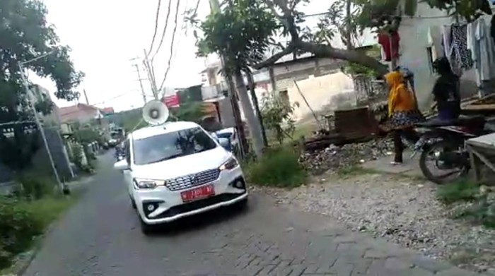Sosialisasi Penyebaran Wabah Corona keliling kampung