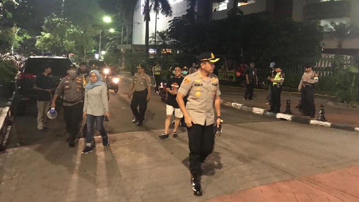 Polres Jaksel cek sentra kuliner di Bulungan, Kebayoran Baru