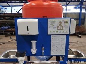 UI Bikin Wastafel Portabel untuk Cegah Corona, Akan Disebar ke RS-Pasar
