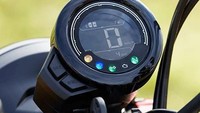 Panel instrumen Honda CT125 Hunter Cub sudah mengusung konsep full digital.Foto: Honda