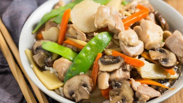 Menu restoran China sehat