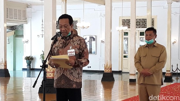 Sapa aruh Sri Sultan HB X terkait Virus Corona di Yogyakarta, Senin (23/3/2020).