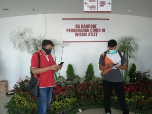 Update RS Corona Wisma Atlet: Rawat 524 Pasien, Positif 274
