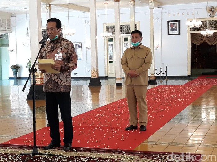 Sapa aruh Sri Sultan HB X terkait Virus Corona di Yogyakarta, Senin (23/3/2020).