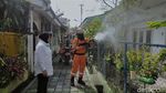 Surabaya Pakai Drone untuk Semprot Disinfektan di Jalanan