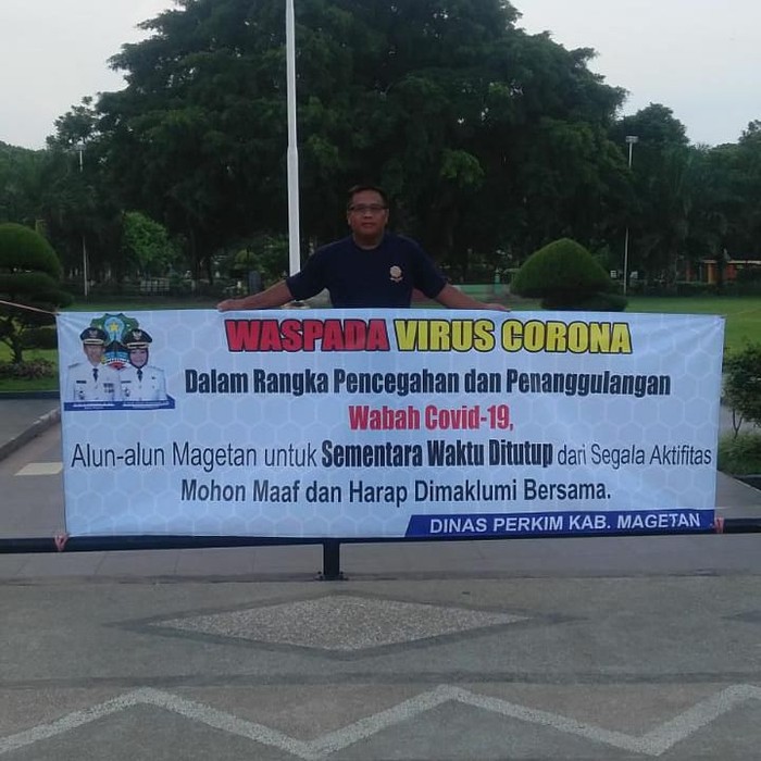 Pemkab Magetan menyatakan darurat corona mengikuti instruksi Pemprov Jatim. Itu menyusul 3 warga Magetan yang terkonfirmasi positif virus corona.