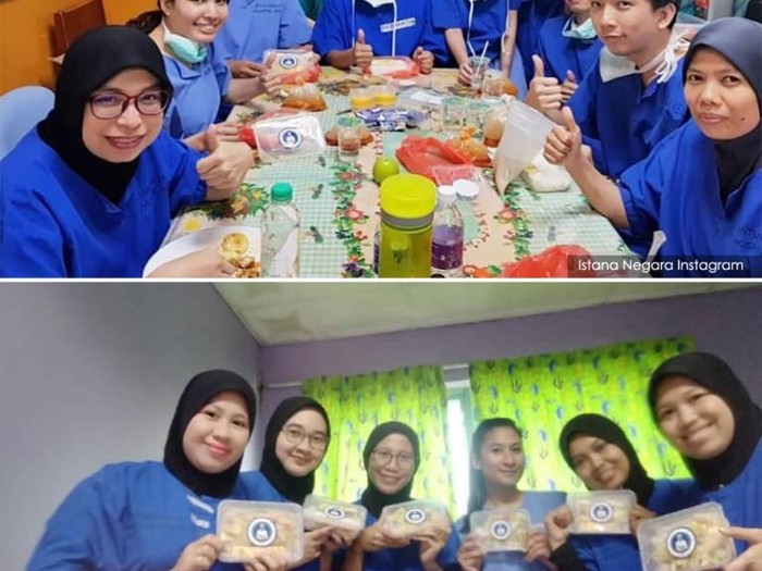 Raja Permaisuri Agong kirimkan makanan