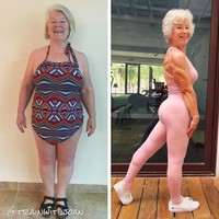 Hal ini bermula dari tiga tahun yang lalu, saat dokter menyatakan bahwa kondisi kesehatan nenek yang bernama MacDonald itu semakin menurun. Saat itu MacDonald harus rutin mengonsumsi obat kolesterol, darah tinggi, dan asam lambung untuk menjaga kesehatannya. Foto: Instagram @trainwithjoan