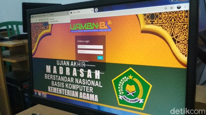 ujian akhir madrasah di rembang