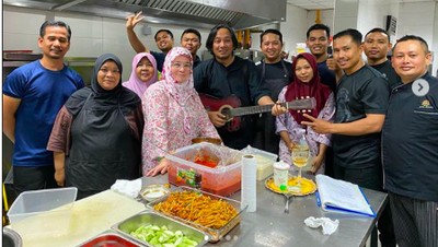 Masakan Raja Permaisuri Agong untuk Tim Medis Malaysia yang Lawan Corona