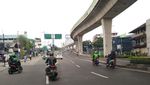Imbas Corona, Jalan di Jakarta Lengang