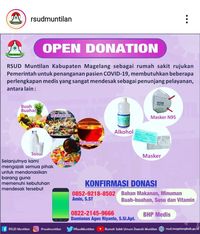 Kekurangan APD hingga Susu RSUD Muntilan Buka Donasi