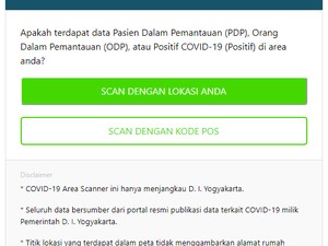 Dear Warga Yogya, Kini Bisa Cek Sebaran Corona Via GPS dan Kode Pos Loh