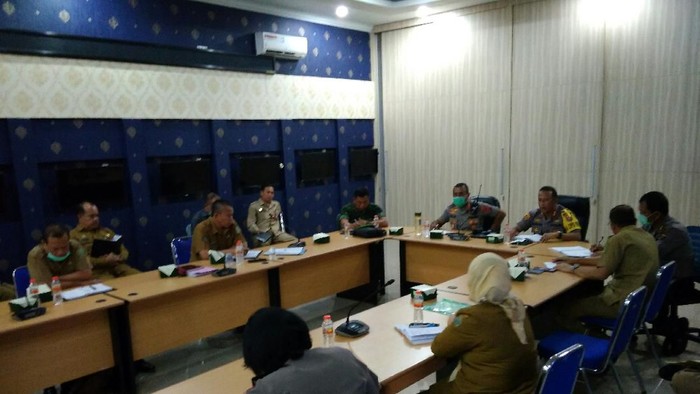 Disdik Sumut rapat soal pengumuman kelulusan sekolah. (Foto: Datuk Haris/detikcom)