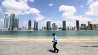 Sementara itu, Arab Saudi menerapkan denda sampai US$133.000 atau Rp2 miliar bagi para penyebar hoax tentang virus Corona. Getty Images/Francois Nel.