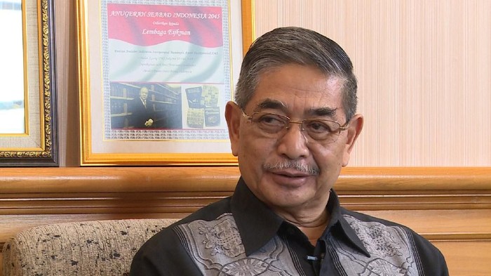Direktur Lembaga Biologi Molekuler Ejikman Prof Amin Soebandrio