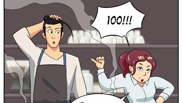 Untuk yang #dirumahaja, Intip yuks Komik Seru Kopi Sedetik