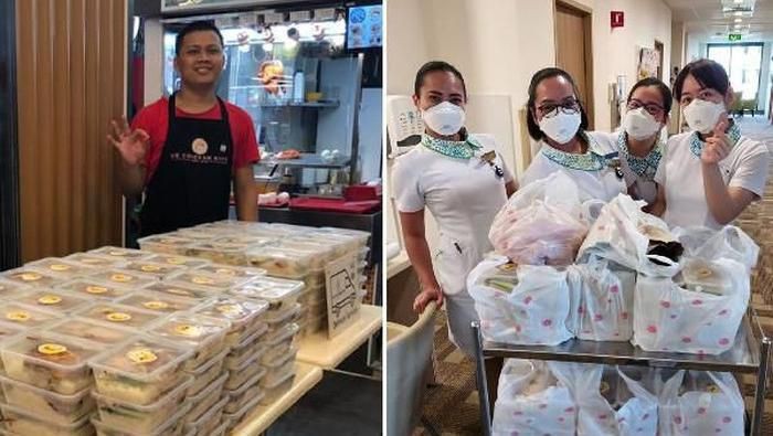 Kisah pengiriman makanan di tengah corona