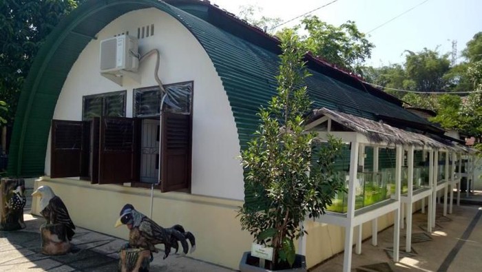 rumah bundar di Pulau Tarakan rumah bundar di Pulau Tarakan