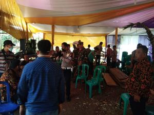 Video Pandemi Corona, Polisi Hentikan Resepsi Pernikahan di Kendari