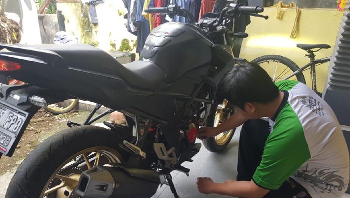 Perawatan motor bisa dilakukan di rumah