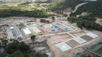 RS ini akan menampung para pasien positif corona yang tiap hari semakin bertambah. Antara Foto/Bobby.