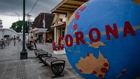 Tak seperti biasanya, suasana di kawasan Malioboro, Yogyakarta, ini menjadi sepi luar biasa dari kunjungan wisatawan lokal ataupun internasional karena wabah Corona.