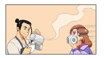 Untuk yang #dirumahaja, Intip yuks Komik Seru Kopi Sedetik