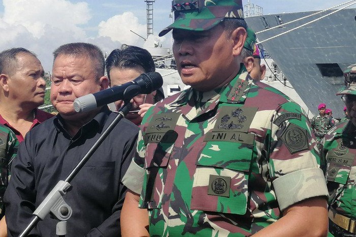 Pangkogabwilhan I Laksamana Madya TNI Yudo Margono. (Antara Foto/Syaiful Hakim)
