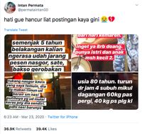 Kisah Miris Pedagang Makanan Kaki Lima yang Merugi di Tengah Corona
