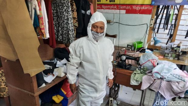 Kelompok Difabel di Sleman dapat Pesanan Bikin 800 APD