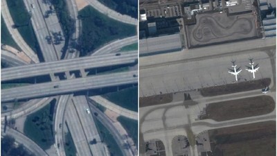 Foto Satelit Bandara, Pelabuhan dan Tol yang Mati Imbas Corona