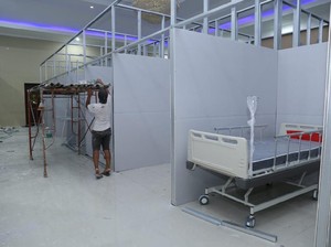 Kamar Isolasi di Rumah Dinas Walkot Semarang Dikebut