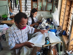 Kelompok Difabel di Sleman dapat Pesanan Bikin 800 APD