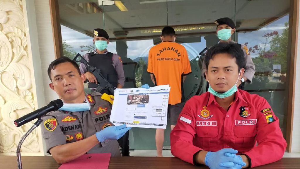 Sebar Hoax Pasar Ditutup Imbas Corona, Pemuda di Bangka Barat Ditangkap