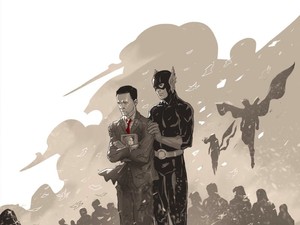 Ilustrasi Duka atas Meninggalnya Ibunda Jokowi