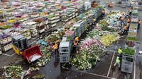 Tidak main-main, 70 sampai 80% total produksi bunga di Belanda harus dimusnahkan. Tentu saja ini jadi hantaman besar bagi industri bunga potong di Belanda. (AFP)
