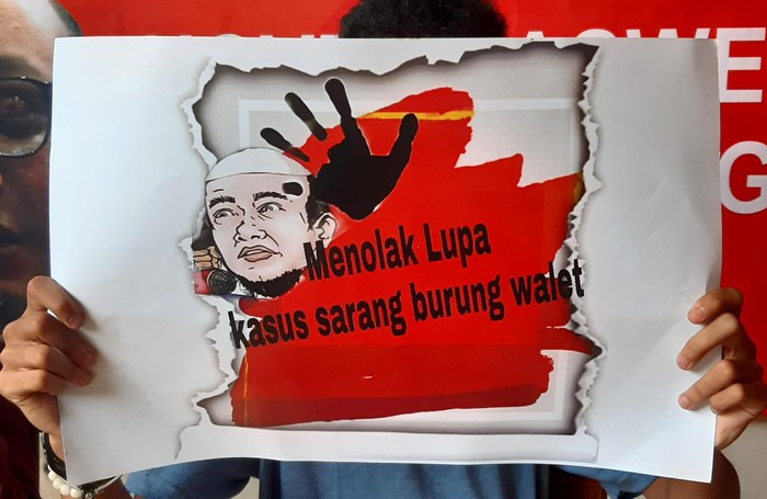 Aksi Tuntut Novel Terus Menggema Gerakan Akivis Indonesia (GAI) mendukung penegak hukum untuk memproses para tersangka penyiraman Novel Baswedan. Mereka juga meminta kasus sarang burung walet kembali dibuka.