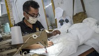 Alat Pelindung Diri (APD) yang sekali pakai dijual dengan harga Rp 45.000.