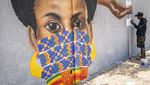 Cara Kreatif Warga Dunia Kampanyekan Pencegahan Corona Lewat Mural